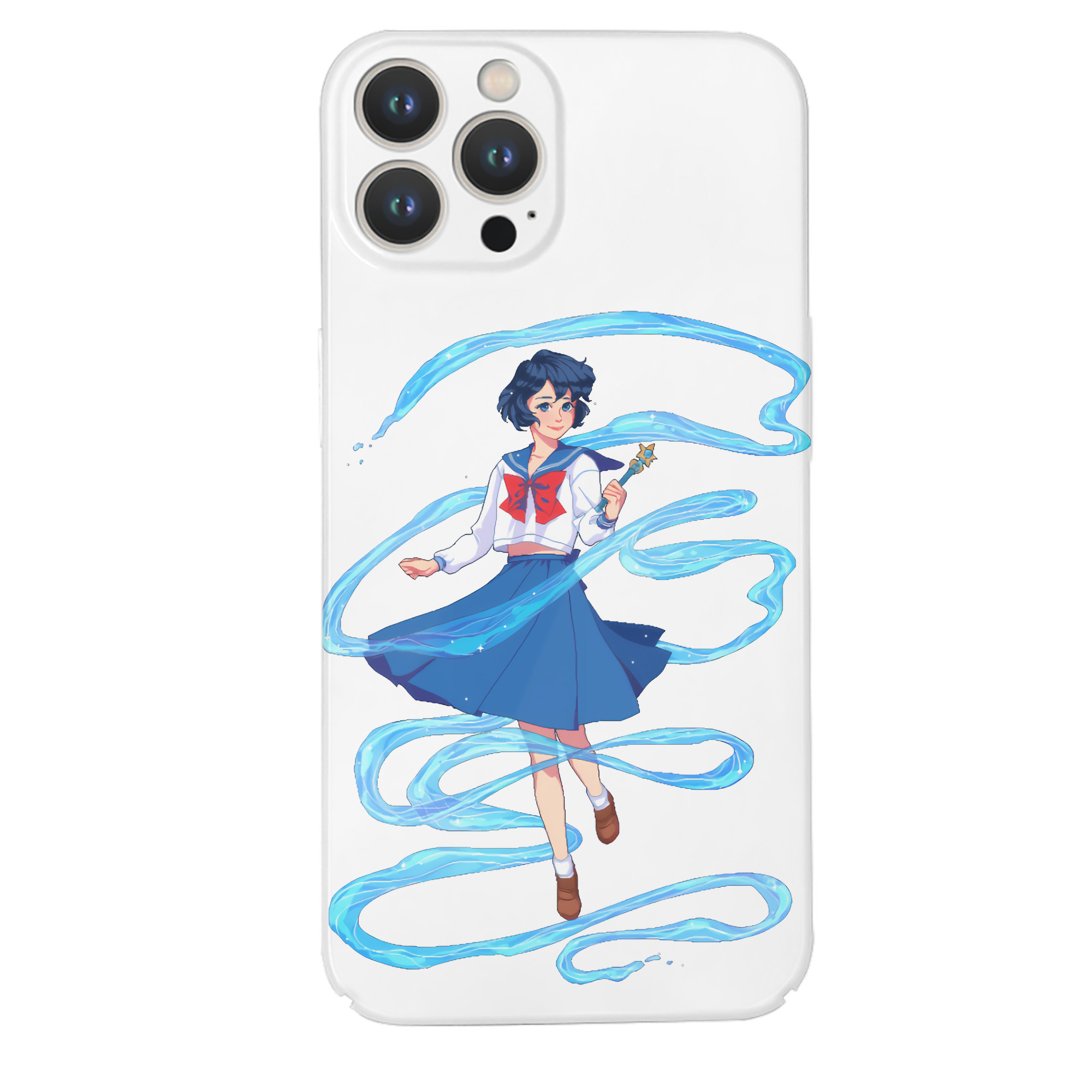 （画像用） 美少女戦士セーラームーン 水野 亜美 みずの あみ Sailor Moon Mizuno Ami 【iPhone 14シリーズ対応】ハードケース